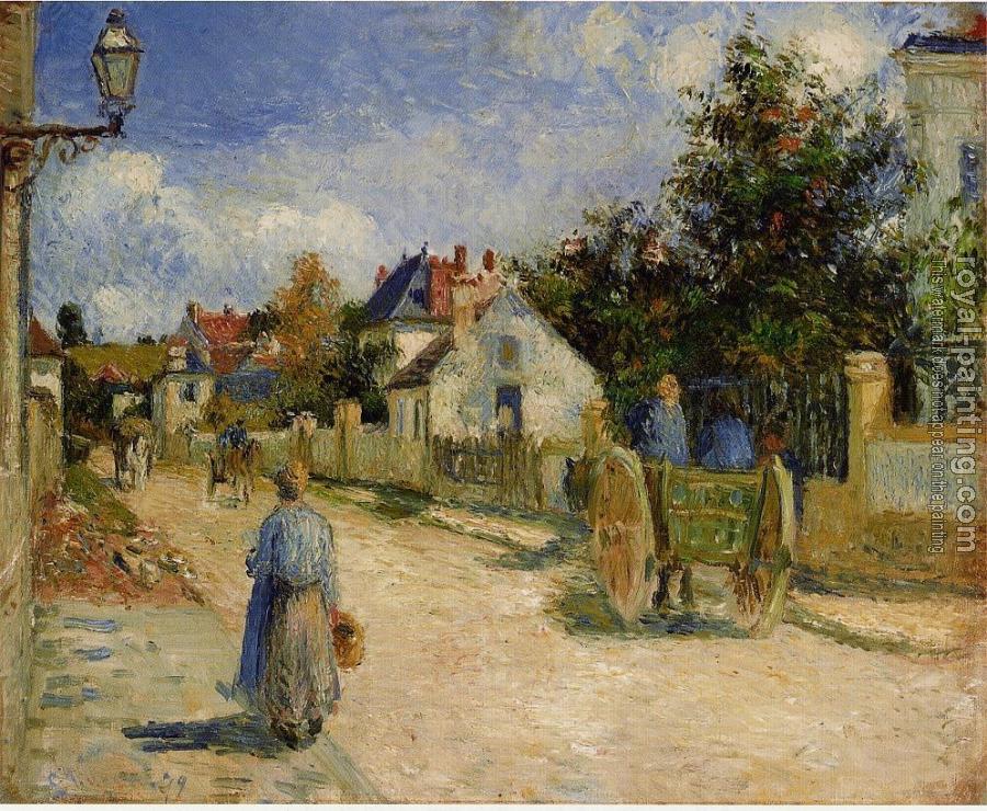 Camille Pissarro : A Street in Pontoise